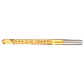 Pre-Cut Bullet Tip HSS Twist Drill Saw Tin-coated Tri-flat Shank